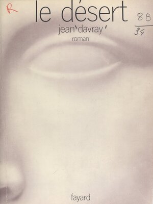 cover image of Le désert